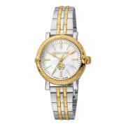 Dames Roestvrijstalen Analoge Horloge Roberto Cavalli , Yellow , Dames