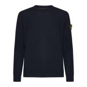 Blauwe Sweaters voor Mannen Stone Island , Blue , Heren