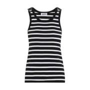 Zwart Gestreepte Tanktop Jean Paul Gaultier , Black , Dames