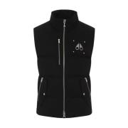 Zwarte Katoenen Vest Aw24 Moose Knuckles , Black , Heren