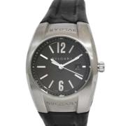 Pre-owned Stainless Steel watches Bvlgari Vintage , Black , Dames