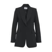 Chique Zwarte Blazer Aw24 Gender , Black , Dames