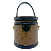 Pre-owned Canvas handbags Louis Vuitton Vintage , Brown , Dames