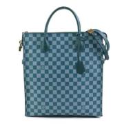 Pre-owned Fabric handbags Louis Vuitton Vintage , Blue , Dames