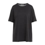 Luxe Grijze Zijden T-Shirt Lemaire , Gray , Dames