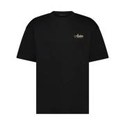 Zwart Tee Shirt Stijlvol Aeden , Black , Heren