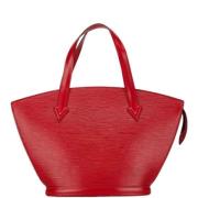 Pre-owned Leather louis-vuitton-bags Louis Vuitton Vintage , Red , Dam...