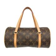 Pre-owned Canvas louis-vuitton-bags Louis Vuitton Vintage , Brown , Da...