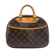 Pre-owned Canvas handbags Louis Vuitton Vintage , Brown , Dames