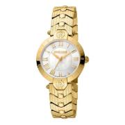 Dames Roestvrijstalen Analoge Horloge Roberto Cavalli , Yellow , Dames