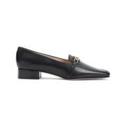 Zwarte Leren Loafers Elegante Stijl Tom Ford , Black , Dames