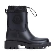 Zwarte Sneakers Stijlvolle Waterdichte Laarzen Moncler , Black , Dames