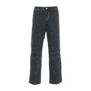 Grijze Cargo Jeans Mattia Nine In The Morning , Gray , Heren