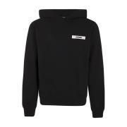 Zwarte Gros Grain Hoodie Jacquemus , Black , Heren