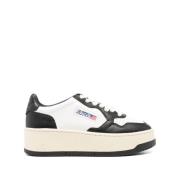 Zwarte Sneakers voor Stijlvolle Look Autry , White , Dames