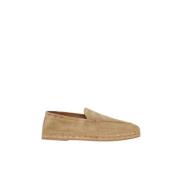 Sand Suède Loafers met Jute Koord Kiton , Beige , Heren