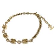 Pre-owned Metal chanel-jewelry Chanel Vintage , Yellow , Dames