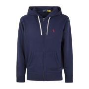 Navy Fleece Hoodie Ralph Lauren , Blue , Heren