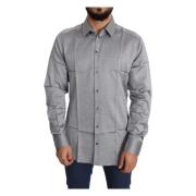 Casual Shirts Dolce & Gabbana , Gray , Heren