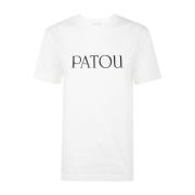 Witte Essential T-shirt Patou , White , Dames