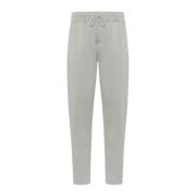 Luxe Katoenen Joggers Parel Grijs Kiton , Gray , Heren