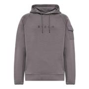 Lichtgewicht Scuba Hoodie van katoenmix Boggi Milano , Gray , Heren