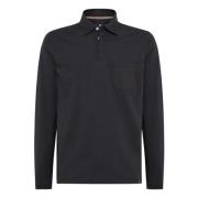 Hoogwaardig Piqué Polo Shirt Boggi Milano , Black , Heren