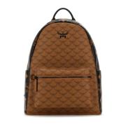 Canvas Stark Rugzak MCM , Brown , Heren