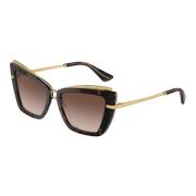 Stijlvolle zonnebril Dg4472 in bruin Dolce & Gabbana , Brown , Dames