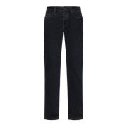 Midnight Blue Denim Slim Cut Jeans Saint Laurent , Blue , Heren