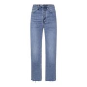 Lichtblauwe Denim Straight Leg Jeans TotêMe , Blue , Dames