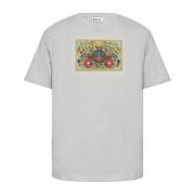 T-shirt met print Bally , Gray , Heren