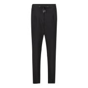 Stretch broek met zakken Betty & Co , Black , Dames