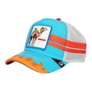 Turquoise Kameel Trucker Cap Stop Me Goorin Bros , Multicolor , Heren