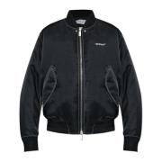 Jas met logo Off White , Black , Heren