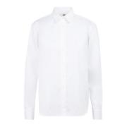 Witte Katoenen Handtekening Shirt TotêMe , White , Dames