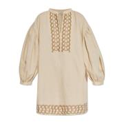 Jurk Limonna By Herenne Birger , Beige , Dames