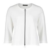 Gestreepte ritssluitingsshirtjas Betty Barclay , White , Dames