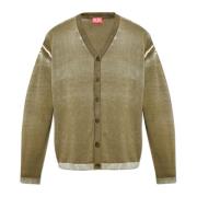 Cardigan K-Larence-Cardigan-B Diesel , Green , Heren