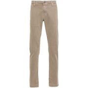 Grijze Twill Weave Broek Jacob Cohën , Gray , Heren