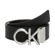 Stijlvolle Riem voor Mannen en Vrouwen Calvin Klein , Black , Heren