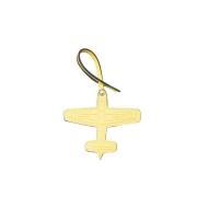 Leren Sleutelhanger Dames Accessoires Trussardi , Yellow , Unisex