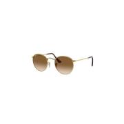 Metalen Ronde Zonnebril - Unisex Stijl Ray-Ban , Yellow , Heren