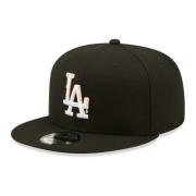 Zwarte Dodgers Team Drip Pet New Era , Black , Heren