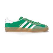 Groene Gazelle Sneakers met Suède Details Adidas Originals , Green , H...