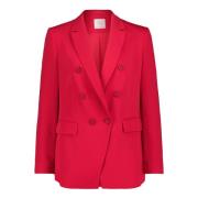 Elegante Business Blazer met Zakken Betty & Co , Red , Dames