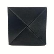 Pre-owned Leather wallets Hermès Vintage , Black , Dames