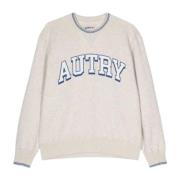 Grijze Sweater Stampato Autry , Gray , Heren