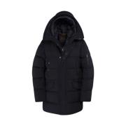 Kasjmier Parka met Hoge Thermische Isolatie Moorer , Blue , Heren