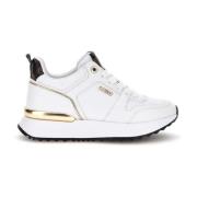 Dames Kaddy Sneaker in Wit Eco Leer Guess , White , Dames